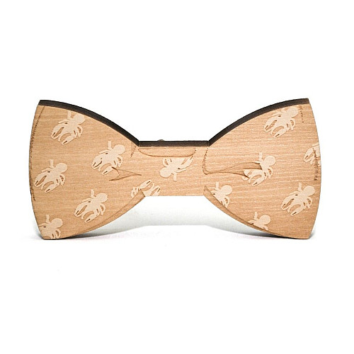 Деревяний краватка метелик із раками GBDK-5003