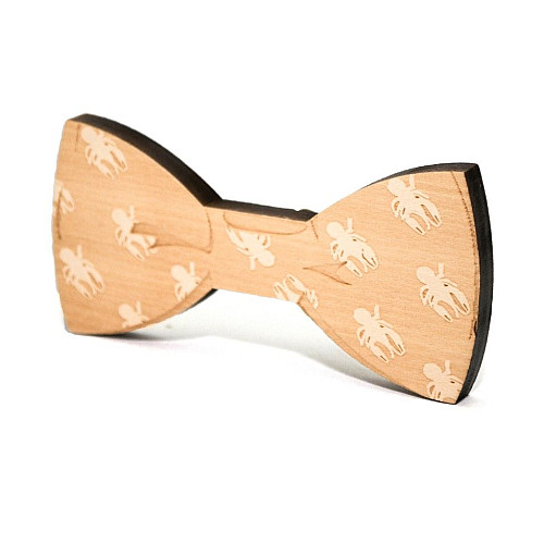 Деревяний краватка метелик із раками GBDK-5003