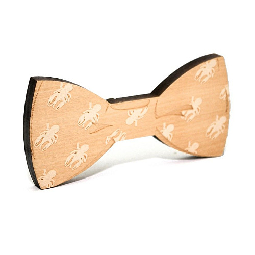 Деревяний краватка метелик із раками GBDK-5003