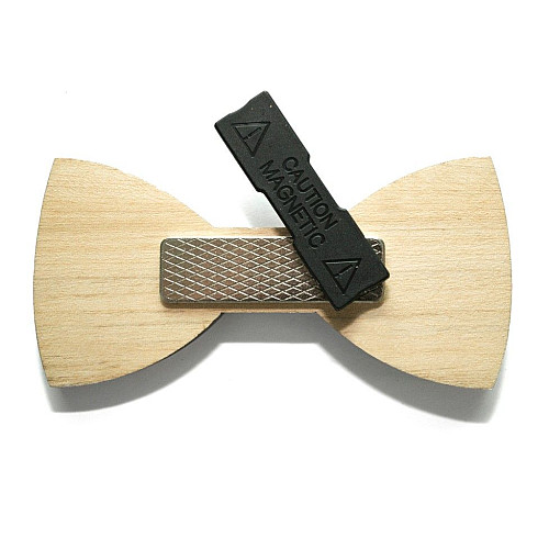 Деревяний краватка метелик в горошок GBDK-5004