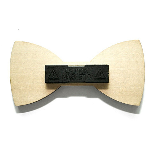 Деревяний краватка метелик з візерунком GBDK-5005