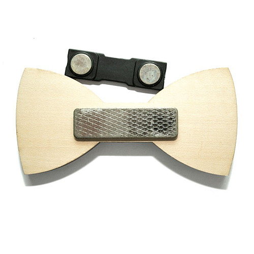 Деревяний краватка метелик з візерунком GBDK-5005