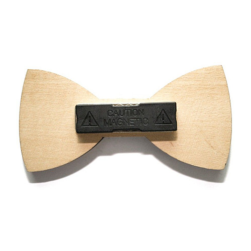 Деревяний краватка метелик з розводами GBDK-5007