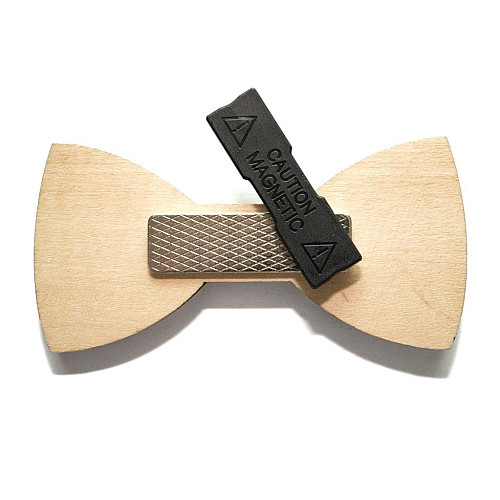 Деревяний краватка метелик з розводами GBDK-5007