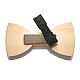 Деревяний краватка метелик з розводами GBDK-5007