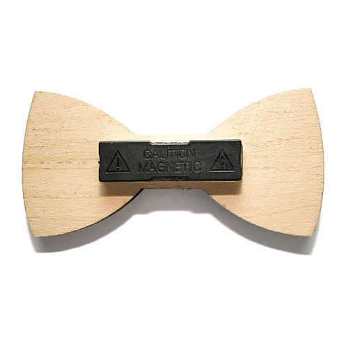 Деревянная галстук бабочка мелкие квадратики GBDK-5008