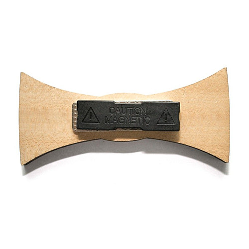 Деревяний краватка метелик з ромбіками GBDK-5010