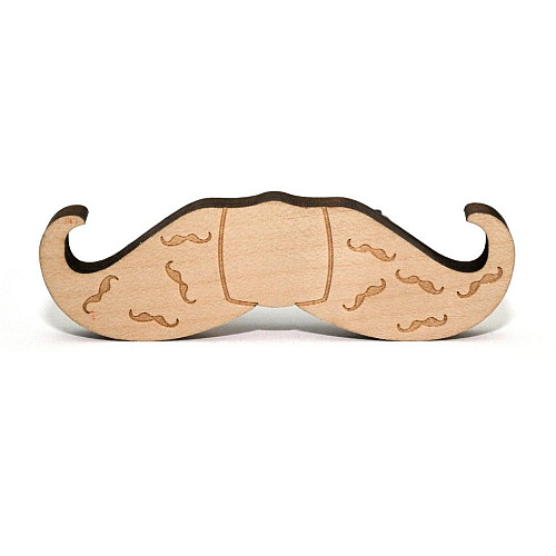 Деревяний краватка метелик вуса з гравіруванням GBDK-5011