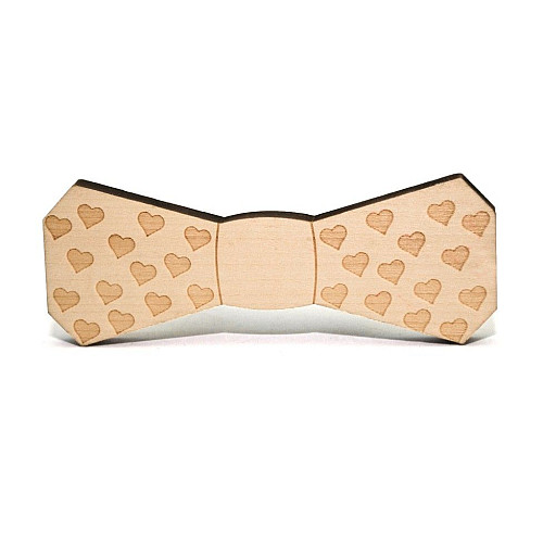 Деревянная бабочка с сердечками GBDK-5013