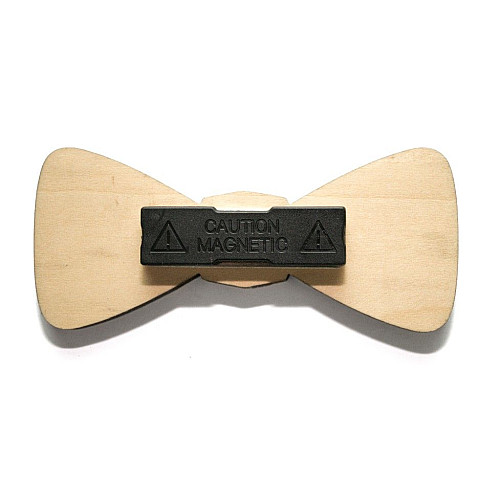 Деревянная галстук бабочка обычная GBDK-5014