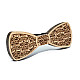 Деревяний краватка метелик з черепами GBDK-5017
