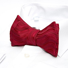 Галстук бабочка самовяз красная GBSV-4919
