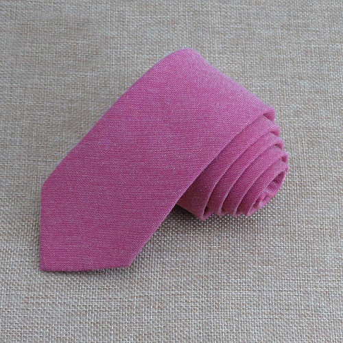 Узкий фиолетовый галстук GNK-4711