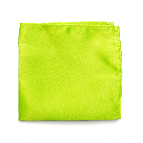 Набір салатовий 3в1, краватка, хустинка, запонки GZN-6307