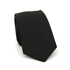 Галстук Gofin узкий матовый черный 5,5 см MGK-25000
