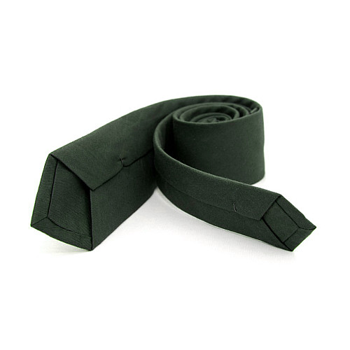 Краватка Gofin вузька матова зелена-смарагдова 5,5 см MGK-25001