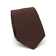 Краватка Gofin вузька матова темно-коричнева 5,5 см MGK-25005