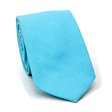 Галстук Gofin узкий матовый бирюзовый 5,5 см MGK-25006