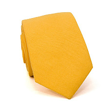 Галстук Gofin узкий матовый желтый 5,5 см MGK-25008