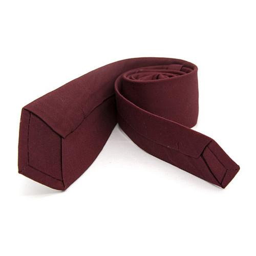 Галстук Gofin узкий матовый бордовый 5,5 см MGK-25009
