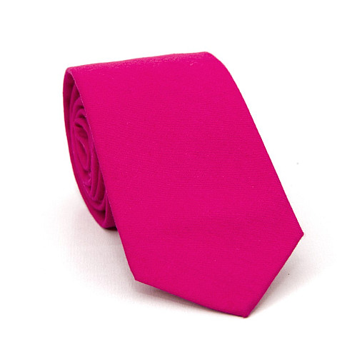 Краватка Gofin вузька матова фуксія 5,5 см MGK-25010