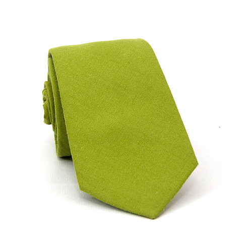 Галстук Gofin узкий оливковый матовый 5,5 см MGK-25011