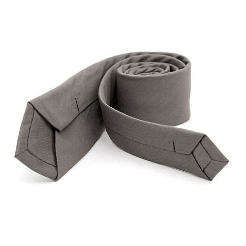 Галстук Gofin узкий серый матовый 5,5 см MGK-25012