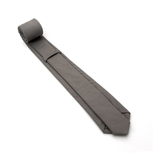 Галстук Gofin узкий серый матовый 5,5 см MGK-25012