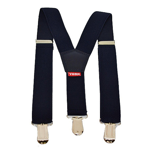 Детские Подтяжки Gofin темно-синие однотонные PBD-004