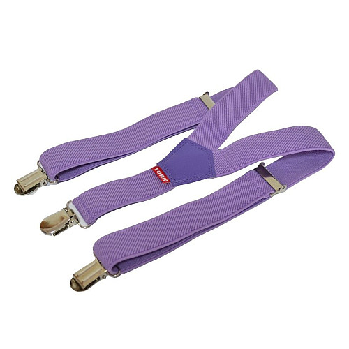 Детские Подтяжки Gofin сиреневые однотонные PBD-005