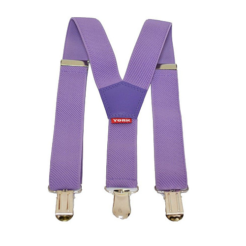 Детские Подтяжки Gofin сиреневые однотонные PBD-005