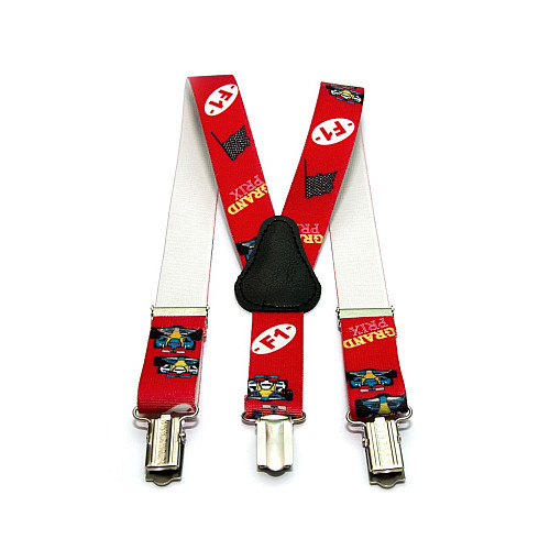 Дитячі Підтяжки Gofin формула 1червоні PBD-008