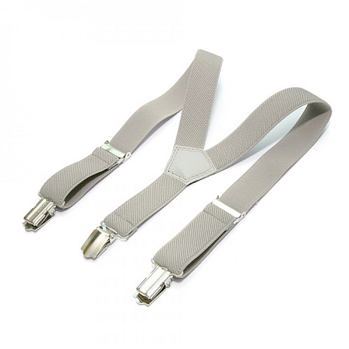 Подтяжки Gofin детские светло-серые PBD-0104