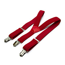 Детские подтяжки Gofin красные PBD-0105