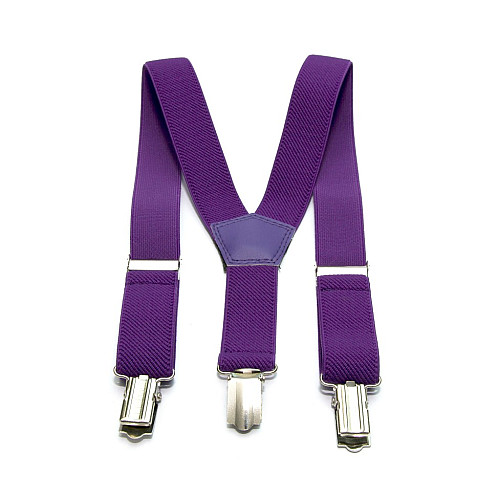 Детские фиолетовые подтяжки Gofin PBD-0107