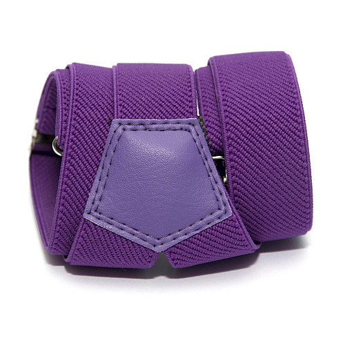 Детские фиолетовые подтяжки Gofin PBD-0107