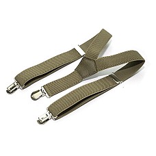 Детские подтяжки Gofin бежевые однотонные PBD-021