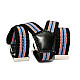 Подтяжки Gofin детские Черные в Сине-Розовие полоски PBD-027