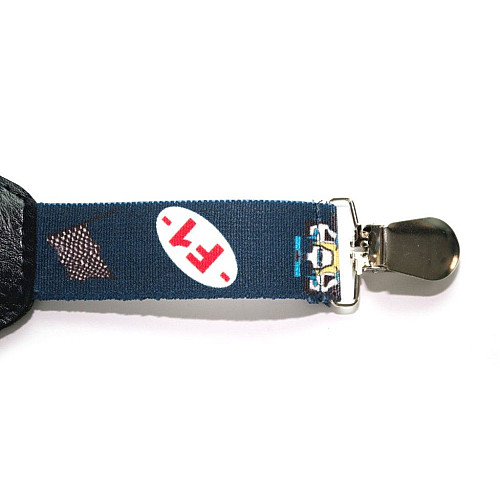 Подтяжки Gofin детские Синие Формула 1 PBD-034