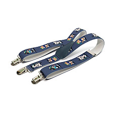 Подтяжки Gofin детские Cиние с котиками PBD-044