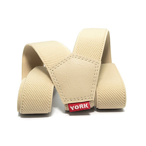 Детские подтяжки Gofin светло-бежевые однотонные PBD-050