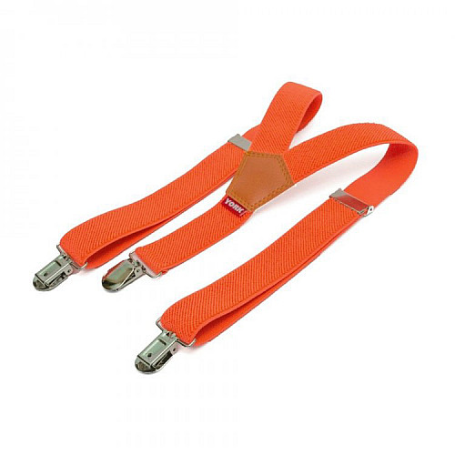 Детские подтяжки Gofin оранжевые однотонные PBD-051