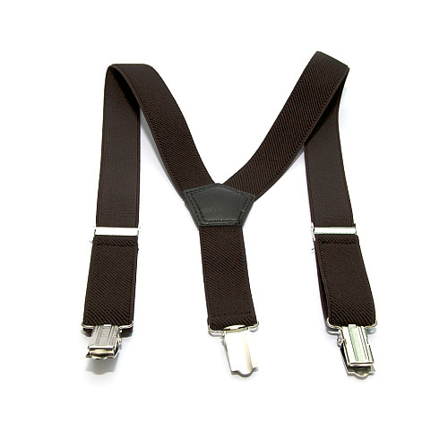 Детские подтяжки Gofin темно-коричневые PBD-15007