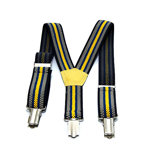 Детские разноцветные подтяжки Gofin в полоску PBD-15011