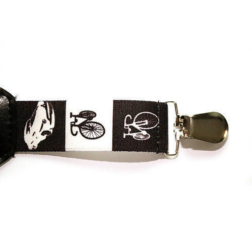 Підтяжки Gofin дитячі Чорно-Білі з малюнком PBD-041