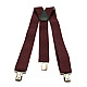 Подтяжки Gofin бордовые Y образные 3,5 см PBP-4611