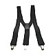 Підтяжки Gofin чорні однотонні Y подібні 3,5 см PBP-4604