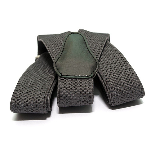 Темно-серые подтяжки Gofin Y образные 3,5 см PBP-4630