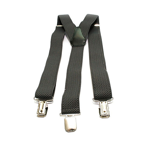 Темно-серые подтяжки Gofin Y образные 3,5 см PBP-4630