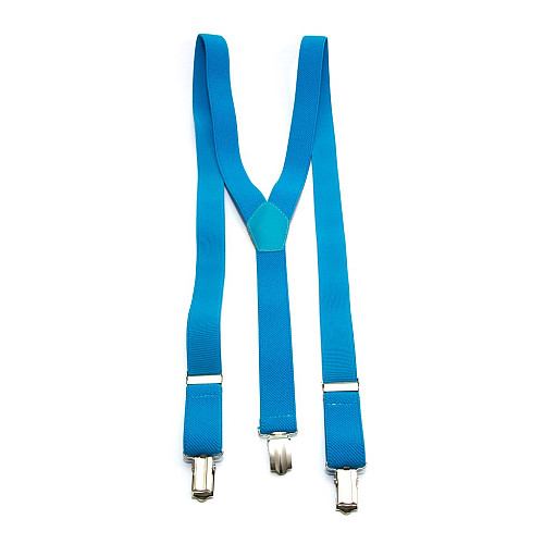 Узкие подтяжки Gofin голубые 2,5 см PBP-4638